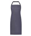 BR500 Brand Lab Adjustable Bib Apron Steel colour image